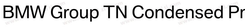 BMW Group TN Condensed Pro TT Bold字体转换